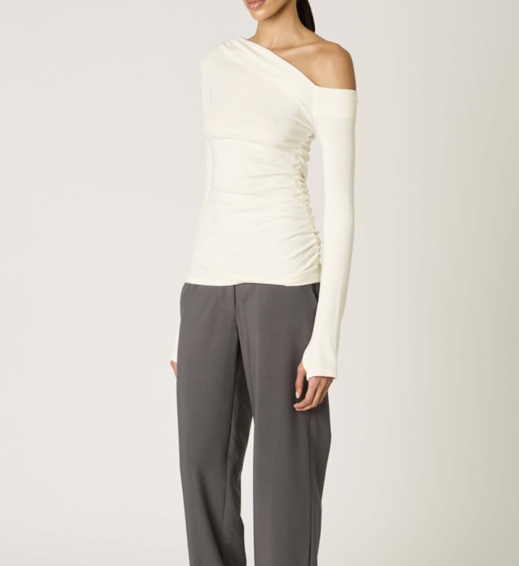 Nia Cleo Top in Ivory