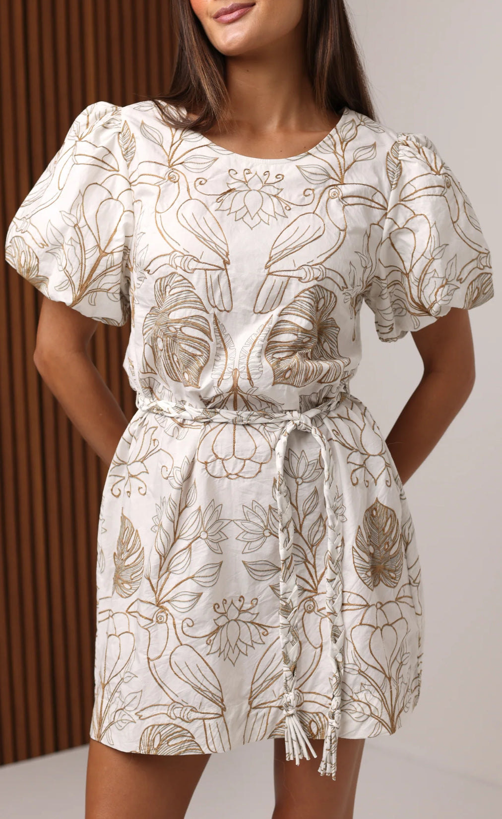 Shore Amanda Mini Dress in Toucan Tropic