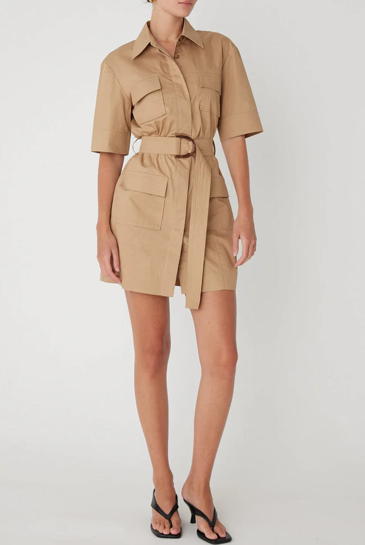 JS71 Larsen Dress in Khaki