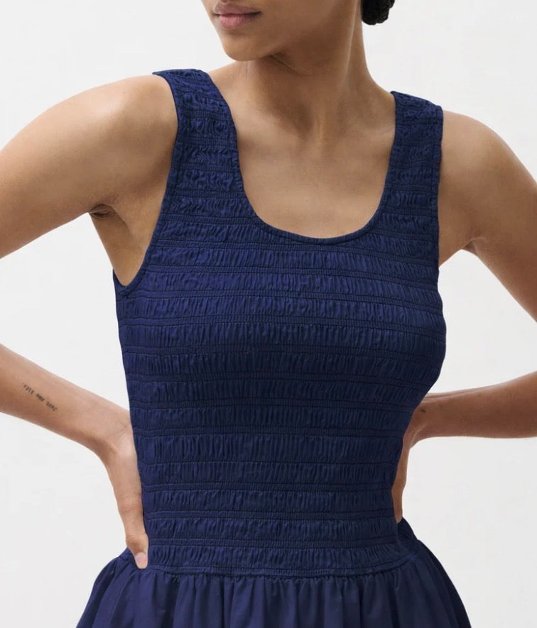 Pistola Ilona Bubble Hem Dress in Peacoat