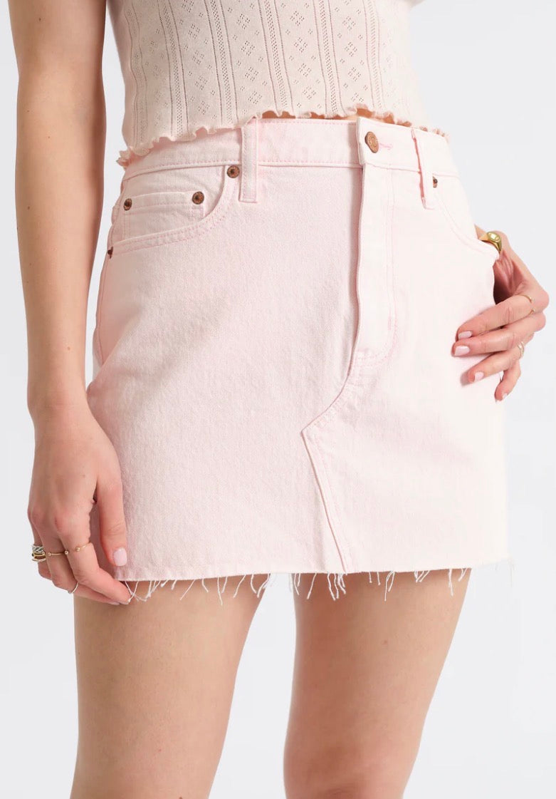 Daze Malibu Mini Skirt in Think Pink