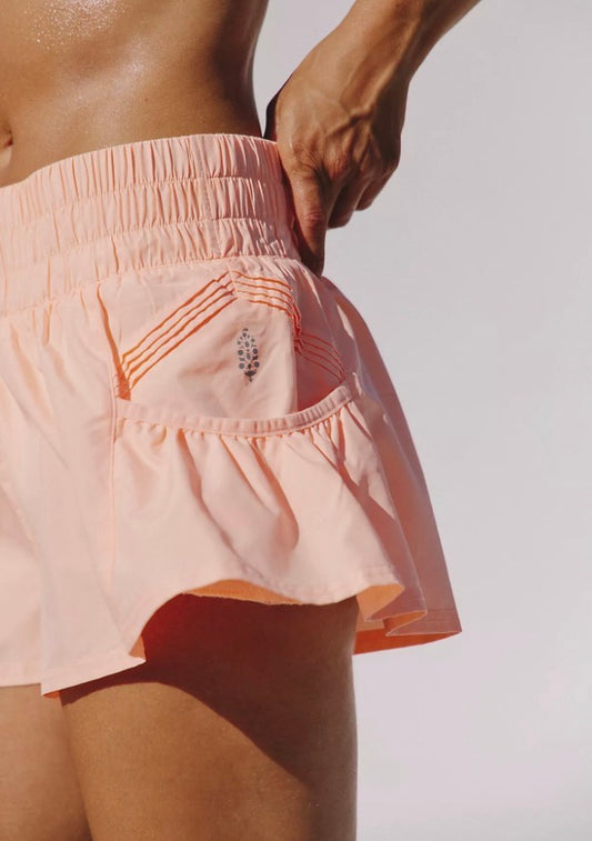 FP Movement Get Your Flirt On Short in Pastel Peach