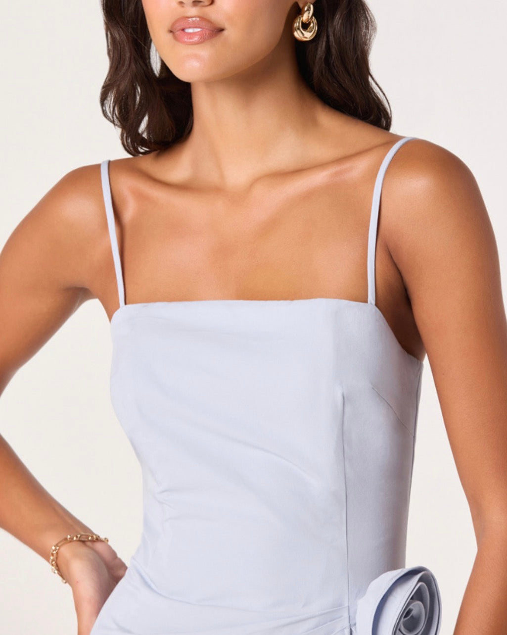 ASTR Blake Dress in Blue