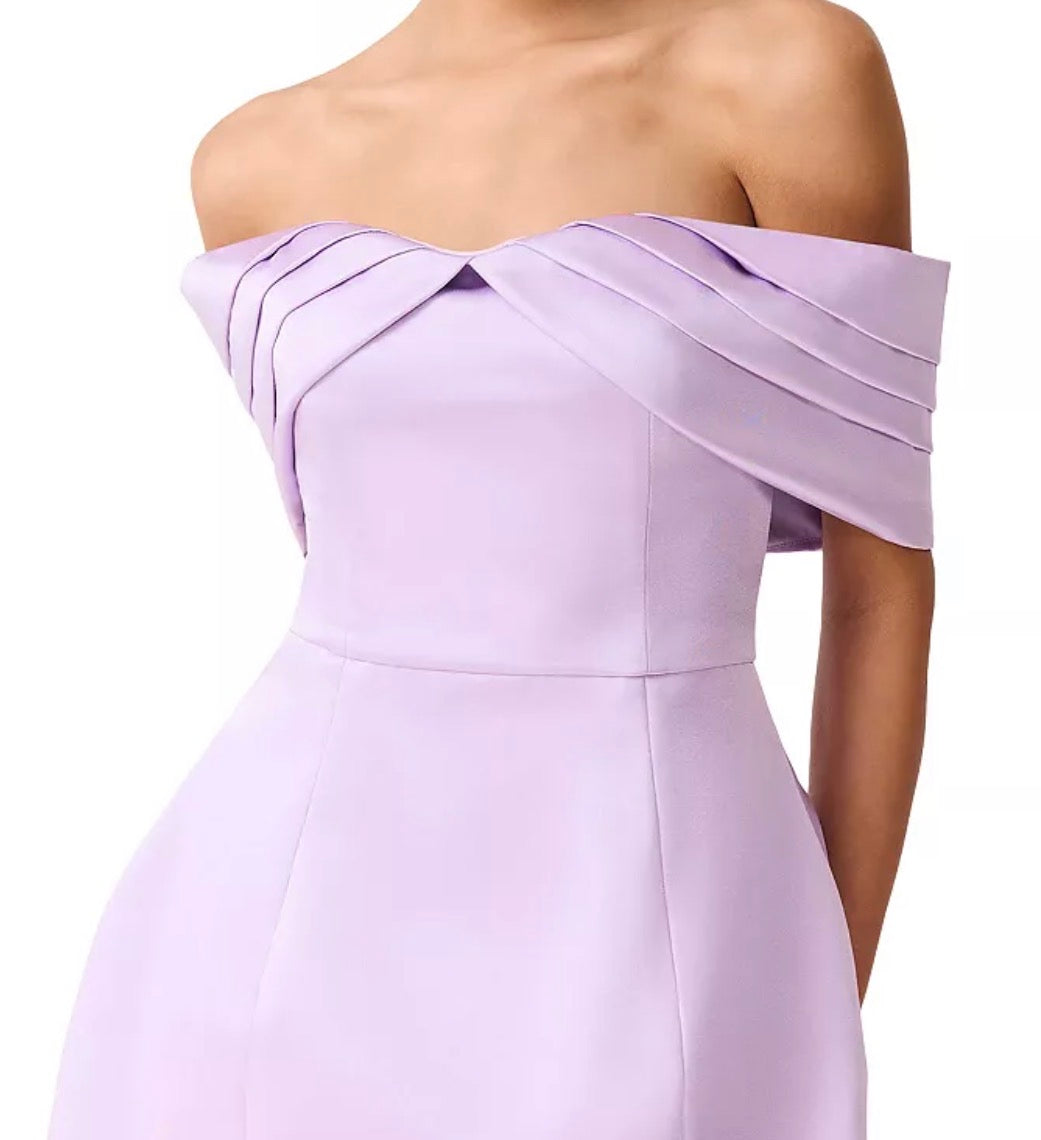 Elliatt Hope Tulip Mini Dress in Pastel Purple