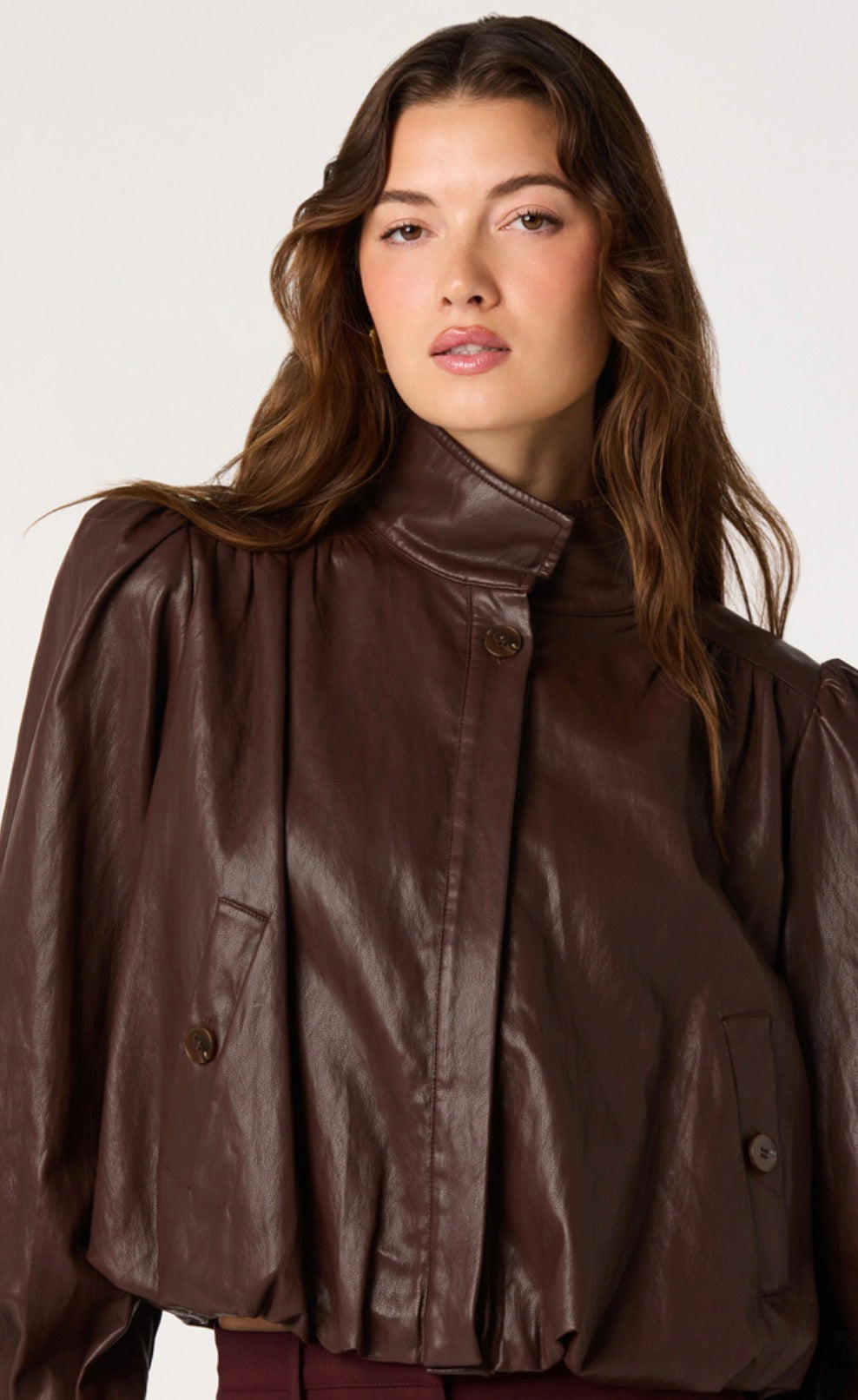 ASTR Estero Jacket in Brown