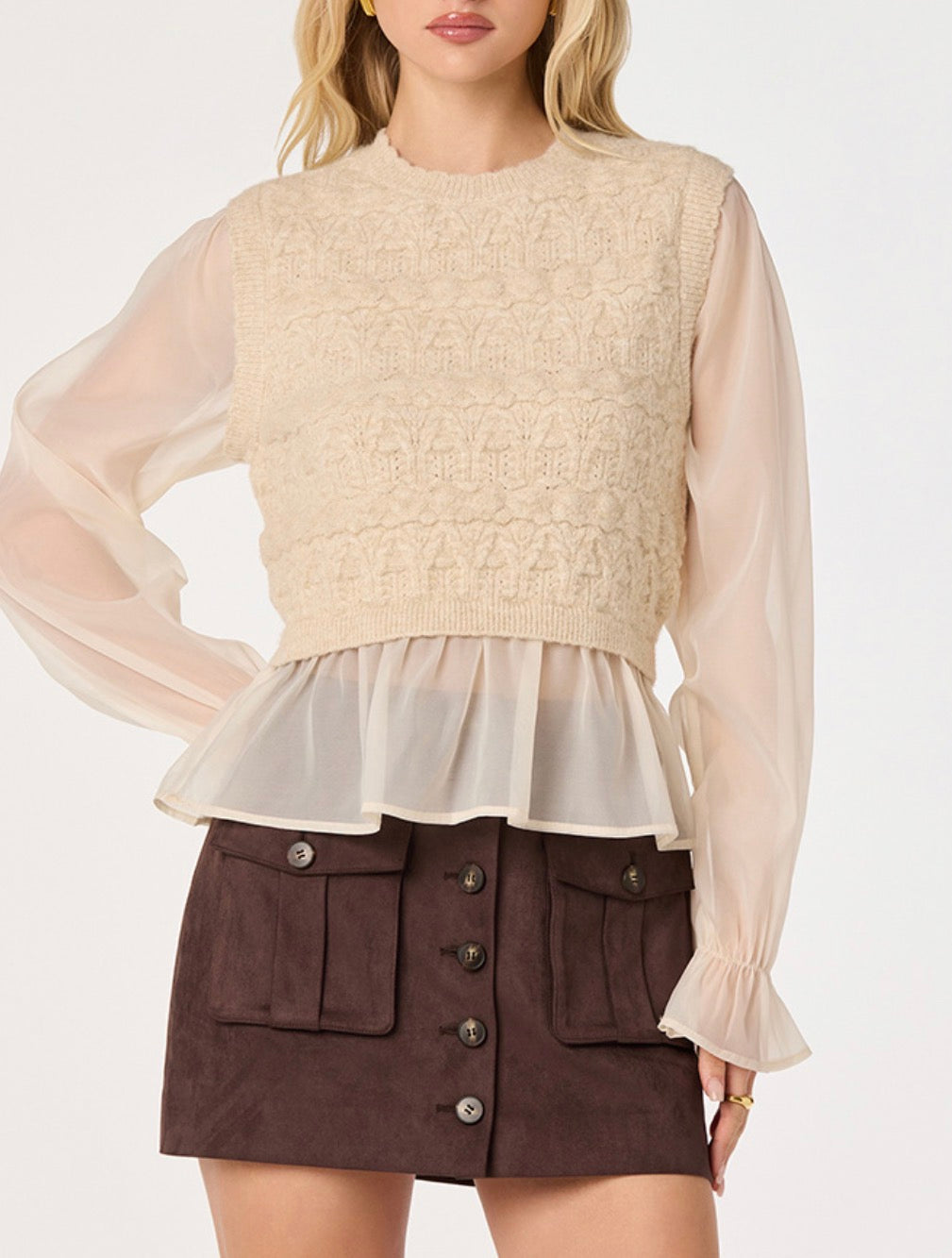 ASTR Ruby Sweater in Natural