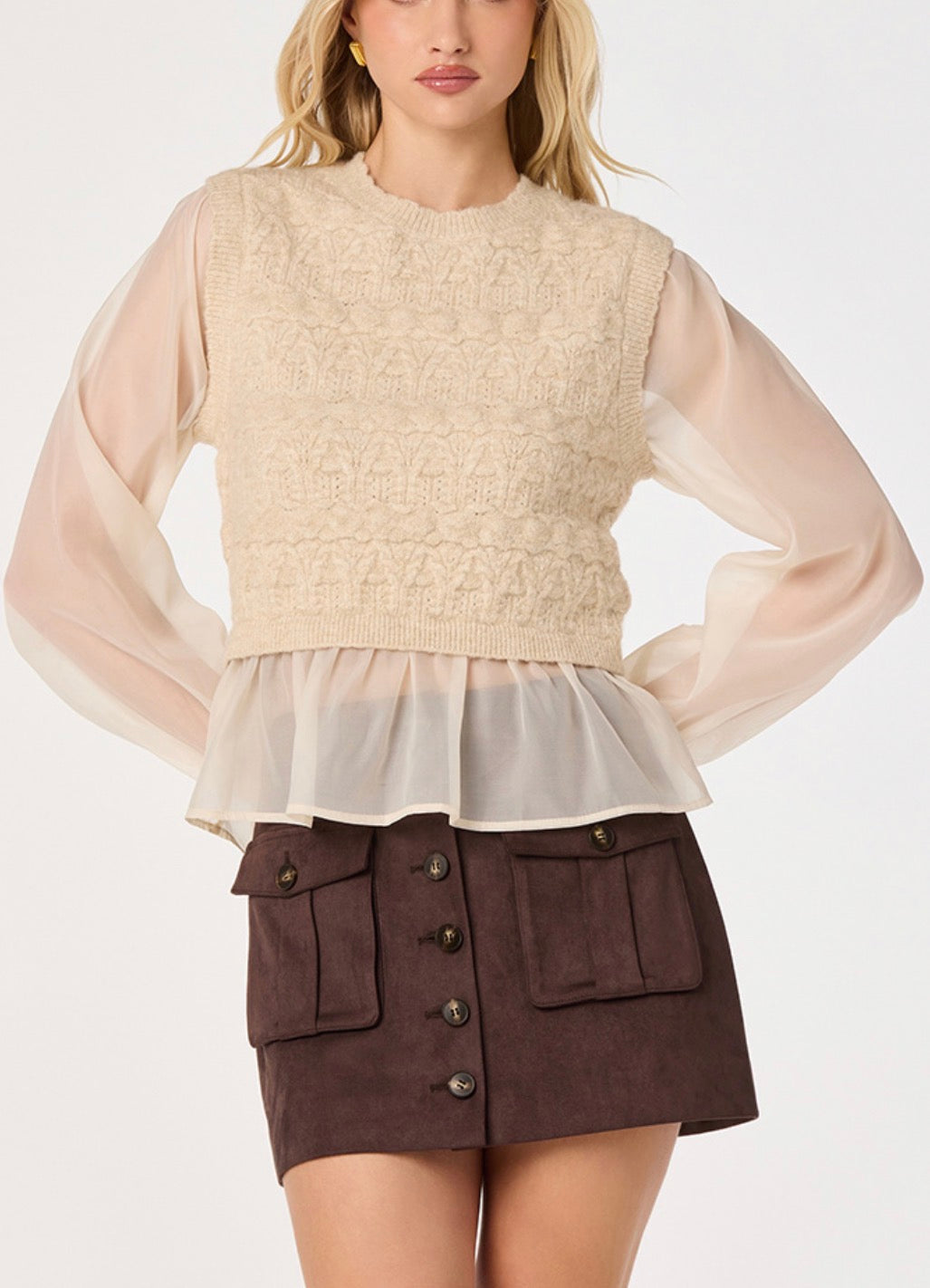 ASTR Ruby Sweater in Natural