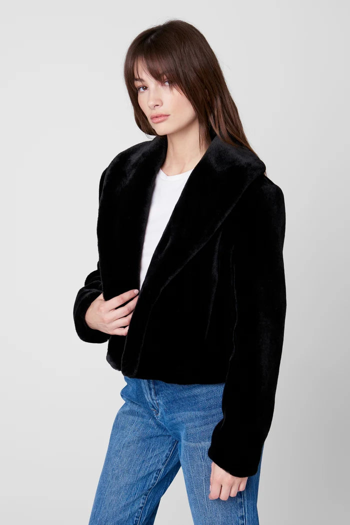 Blank NYC Be My Guest Fur Jacket