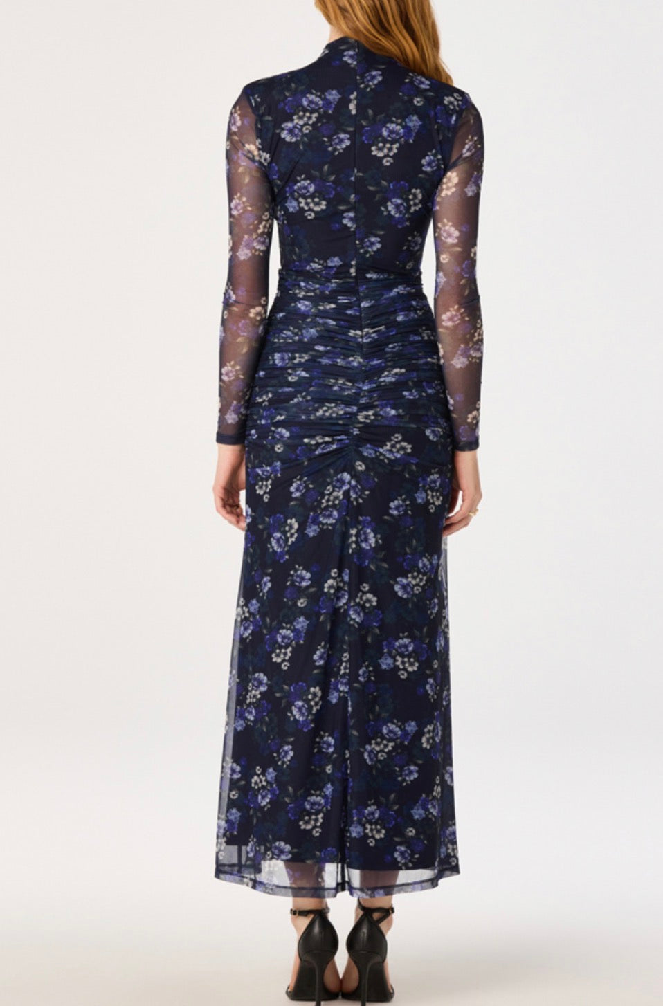 ASTR Romy Dress in Blue Floral