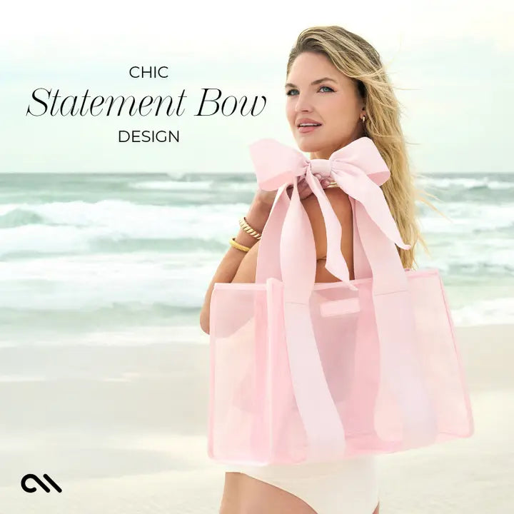 Case-Mate Special Edition Bow Beach Tote With Phone Pouch